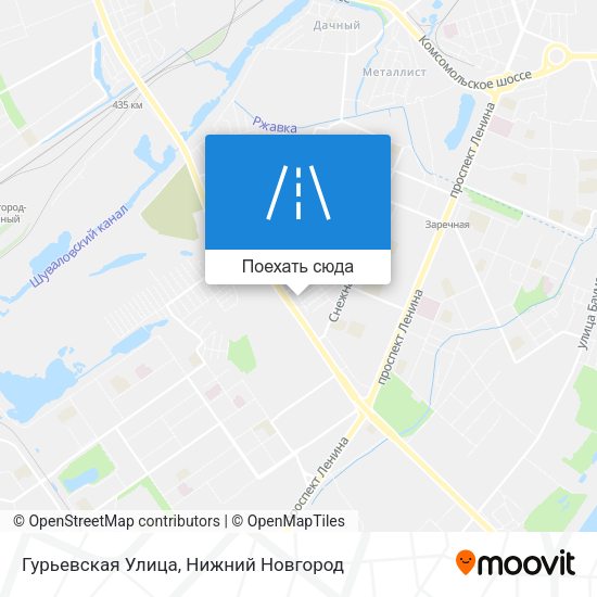 Карта Гурьевская Улица