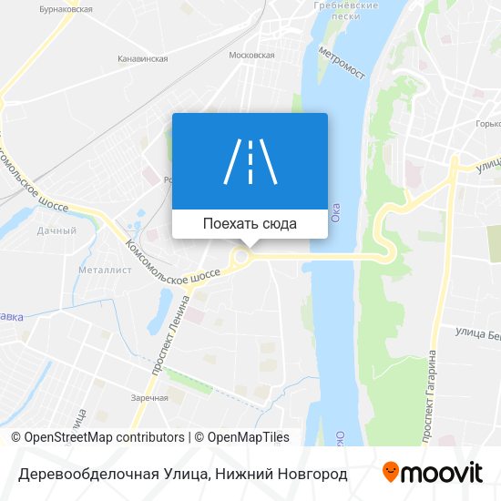 Карта Деревообделочная Улица