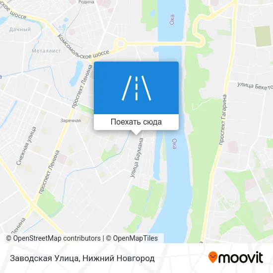 Карта Заводская Улица