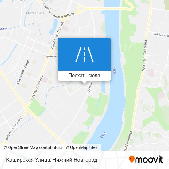 Карта Каширская Улица