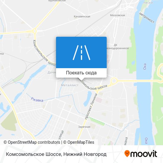 Карта Комсомольское Шоссе
