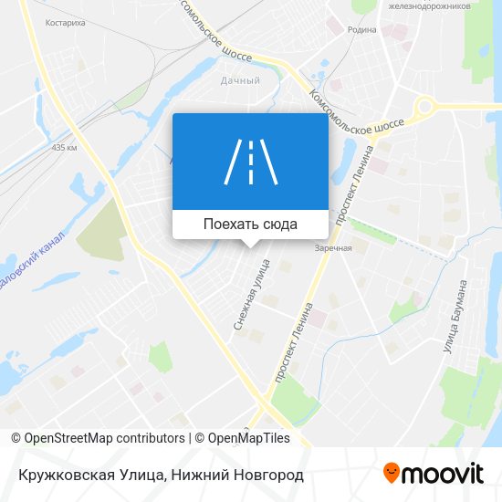 Карта Кружковская Улица