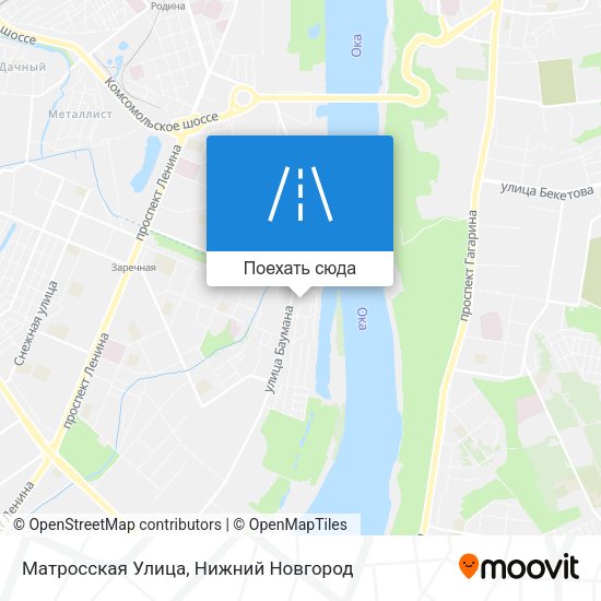Карта Матросская Улица