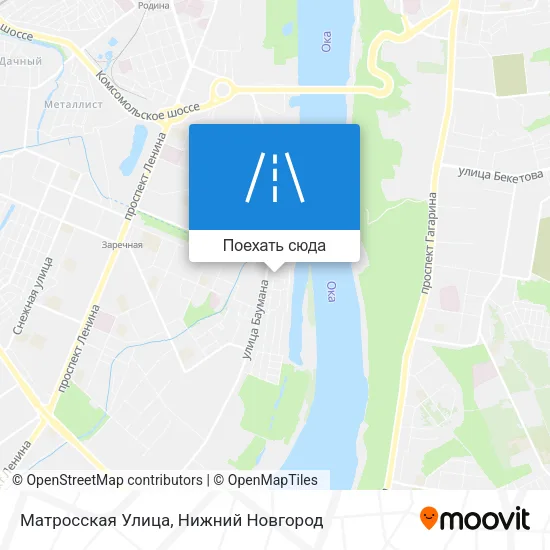 Карта Матросская Улица