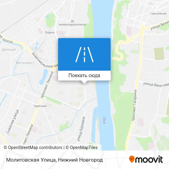 Карта Молитовская Улица