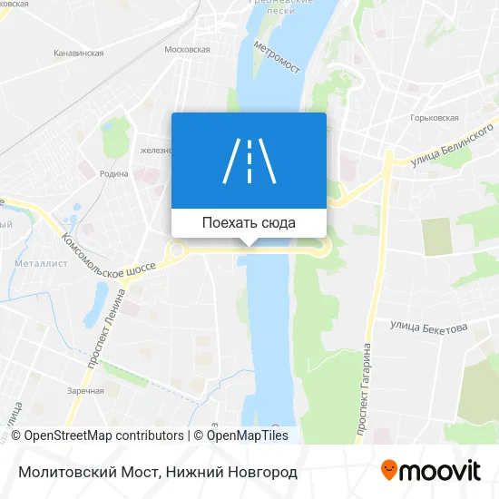 Карта Молитовский Мост