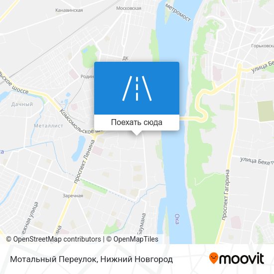 Карта Мотальный Переулок
