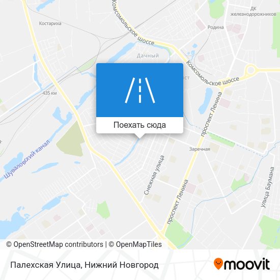 Карта Палехская Улица