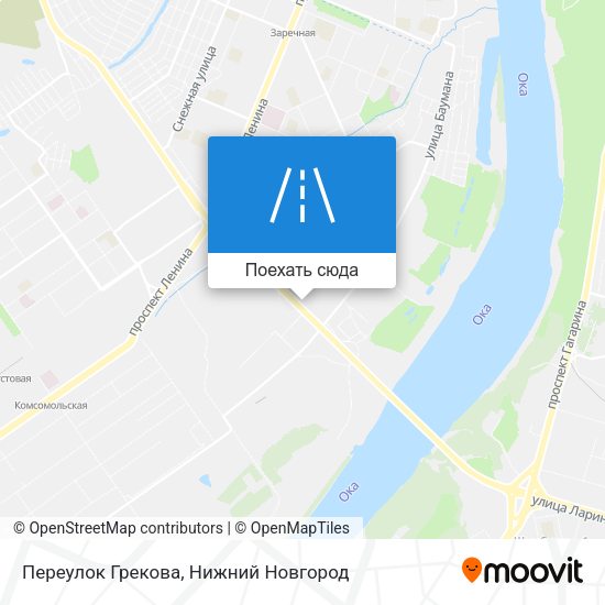 Карта Переулок Грекова