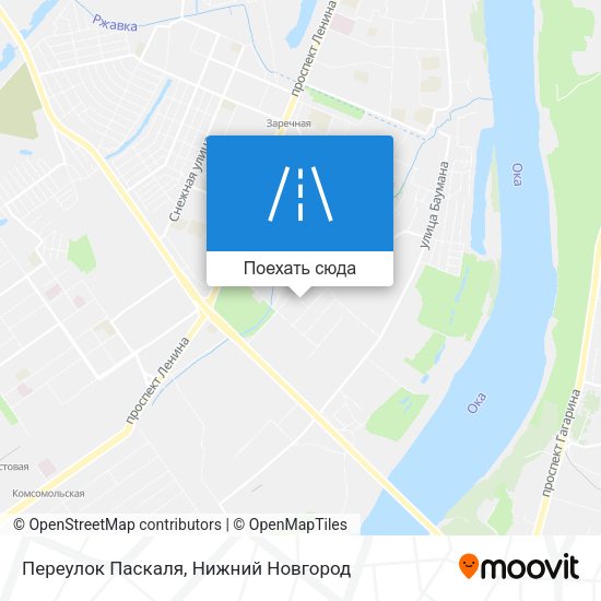 Карта Переулок Паскаля