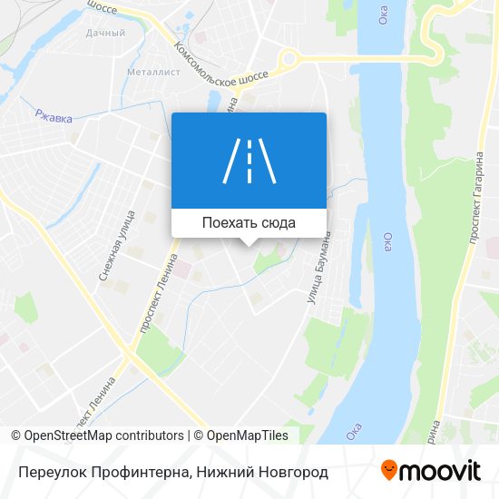 Карта Переулок Профинтерна