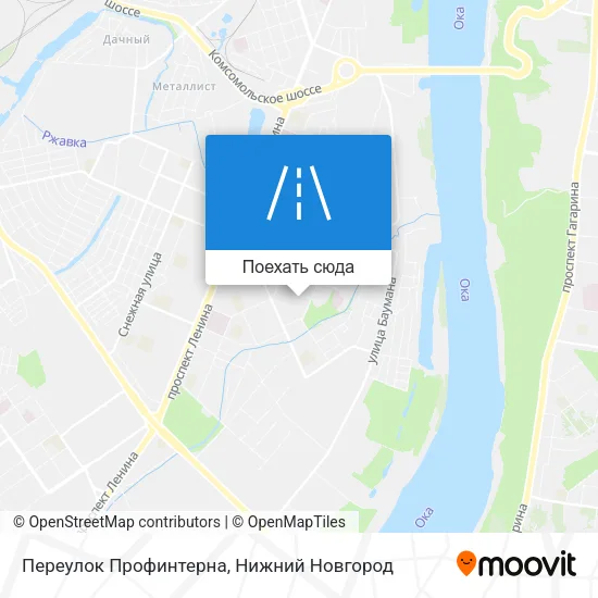 Карта Переулок Профинтерна