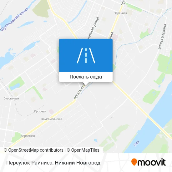 Карта Переулок Райниса