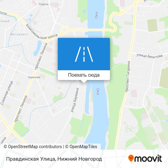 Карта Правдинская Улица