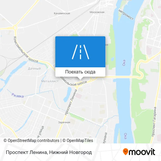 Карта Проспект Ленина