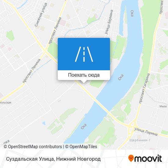 Карта Суздальская Улица