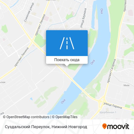 Карта Суздальский Переулок