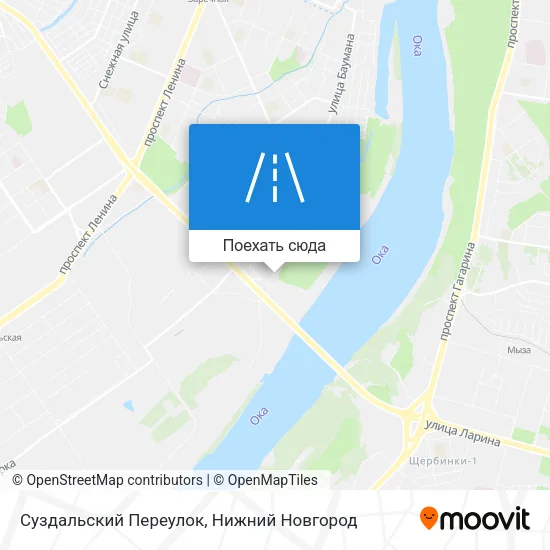 Карта Суздальский Переулок