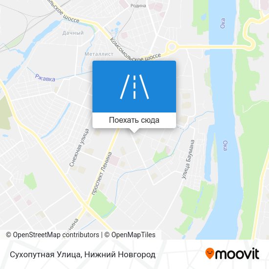Карта Сухопутная Улица