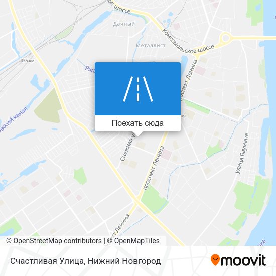 Карта Счастливая Улица