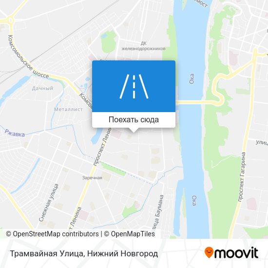 Карта Трамвайная Улица