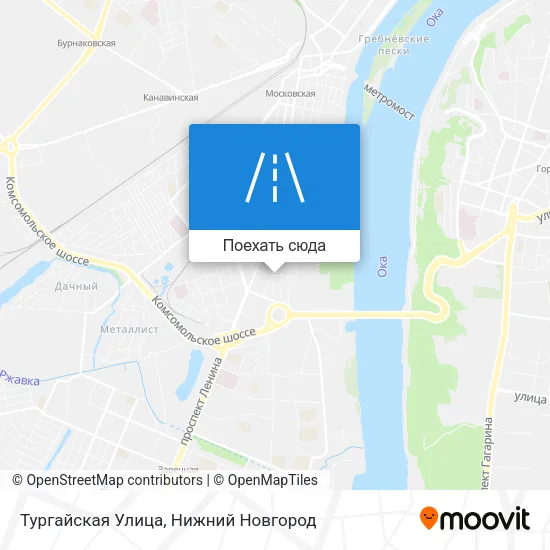 Карта Тургайская Улица