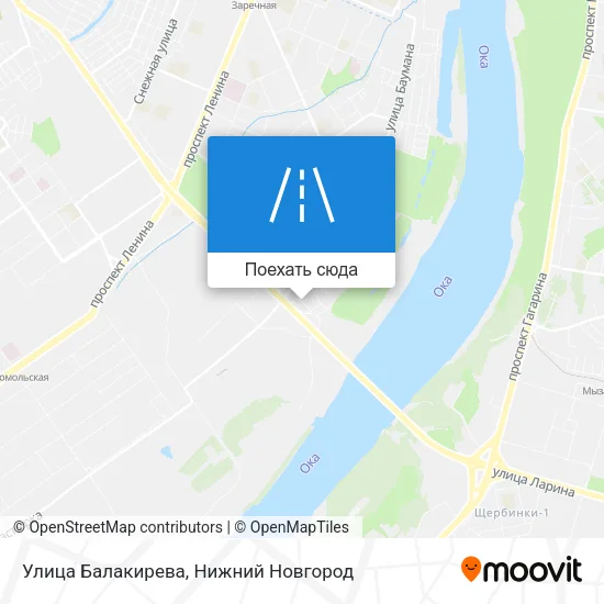 Карта Улица Балакирева