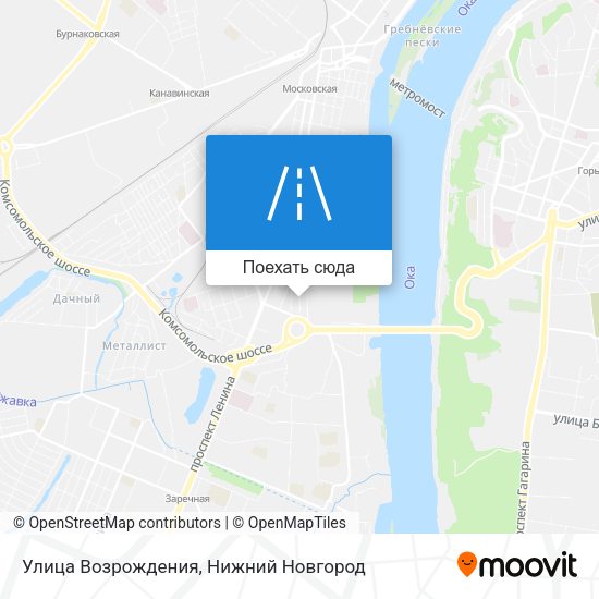 Карта Улица Возрождения