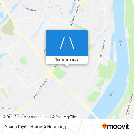 Карта Улица Грубе