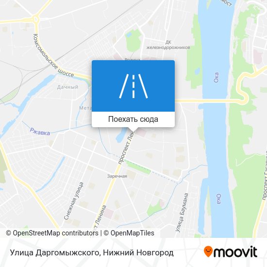 Карта Улица Даргомыжского