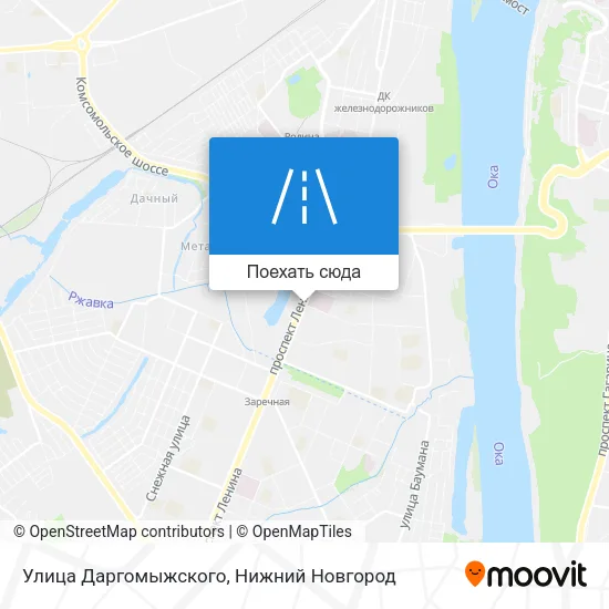Карта Улица Даргомыжского
