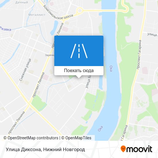 Карта Улица Диксона