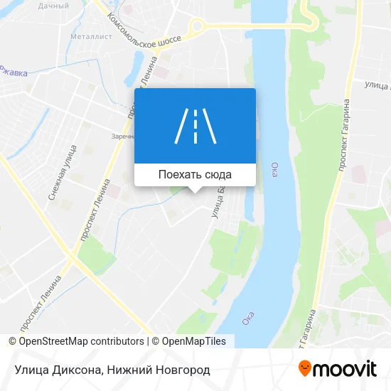 Карта Улица Диксона