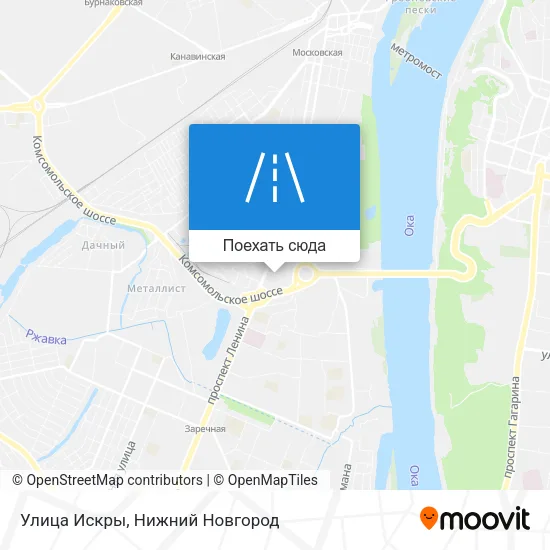 Карта Улица Искры