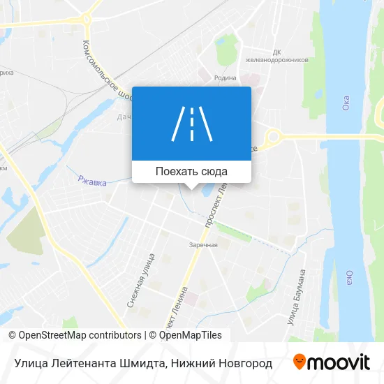 Карта Улица Лейтенанта Шмидта