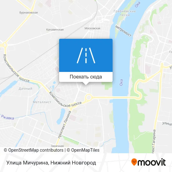 Карта Улица Мичурина