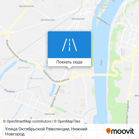 Карта Улица Октябрьской Революции