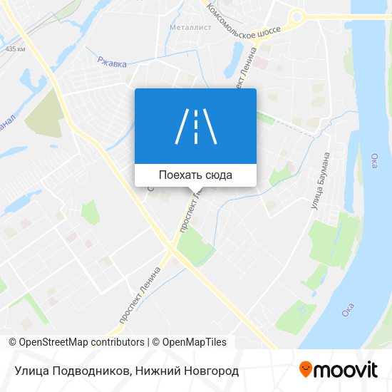 Карта Улица Подводников