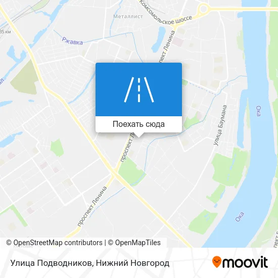 Карта Улица Подводников