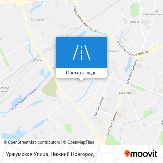 Карта Уржумская Улица