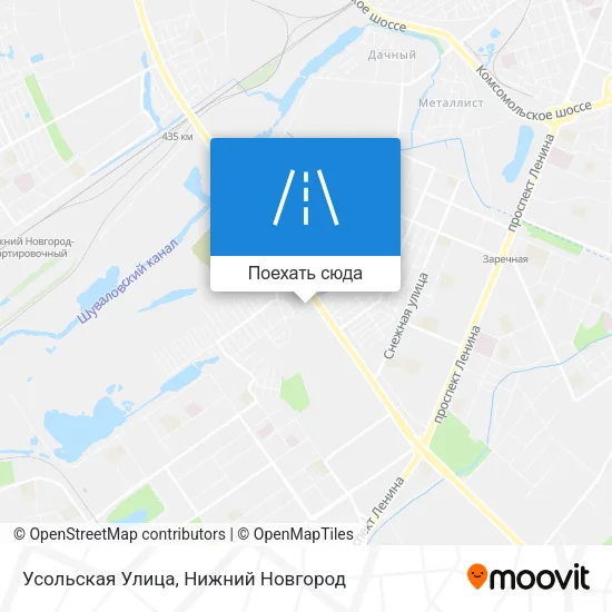 Карта Усольская Улица