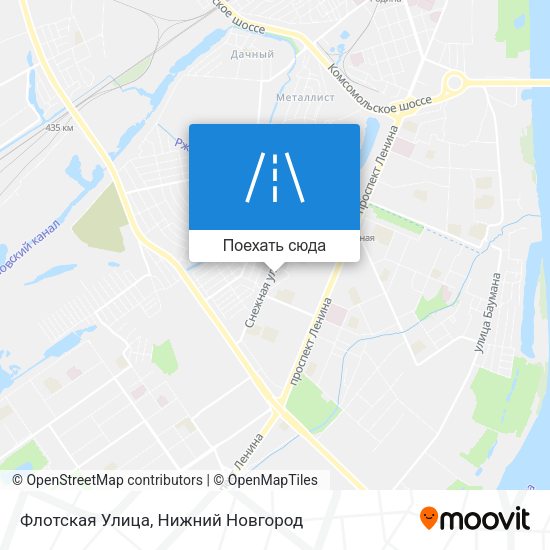 Карта Флотская Улица