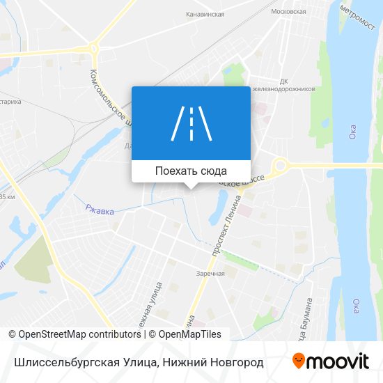 Карта Шлиссельбургская Улица