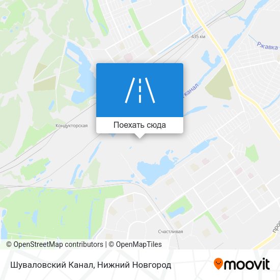 Карта Шуваловский Канал