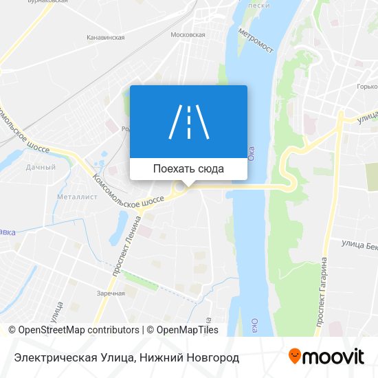 Карта Электрическая Улица