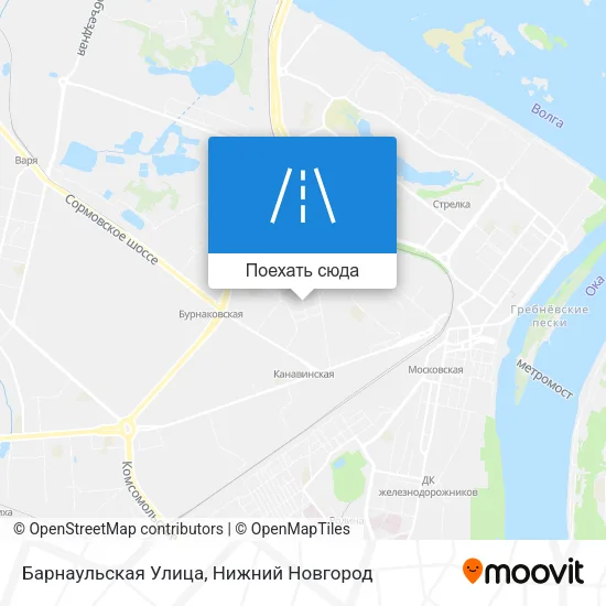 Карта Барнаульская Улица