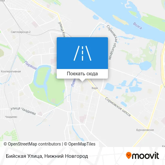 Карта Бийская Улица