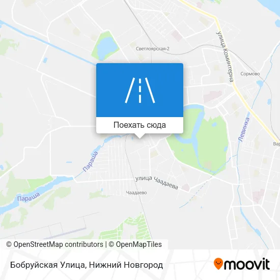Карта Бобруйская Улица