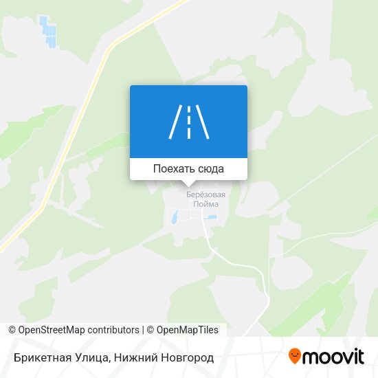 Карта Брикетная Улица