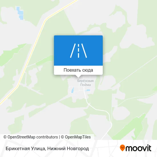 Карта Брикетная Улица